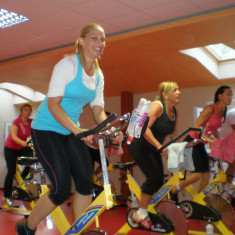 Spining edzésen és még jól.. :)